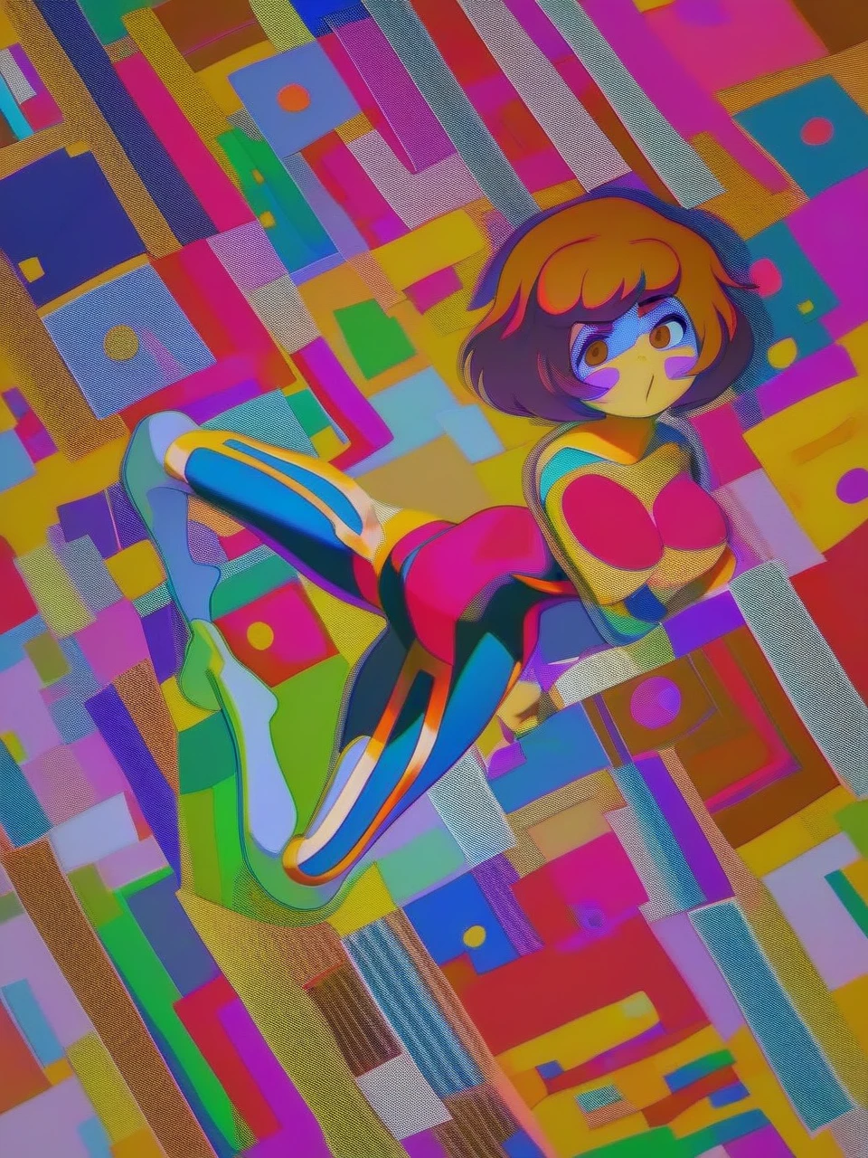 Highest quality, Highest quality, High quality illustrations, masterpiece, Ultra-high resolution, Detailed Background, Honey Pool, Absurd, Perfect Anatomy, performance, Good lighting, Shadows in the movies(kemono, Furry Personifi猫ion), fox, male, Rubber Suit, Honey Latex, Honey lotion, neon, neonカラー, cyber punk, Bee costume, Bee Cosplay, Rubber bee tail, Bee Wings, enamel, Honey Pool, Honey lotionを浴びている, Covered in honey slime, Kneeling, Tattoo, High heels, null bulge, Dynamic Angle