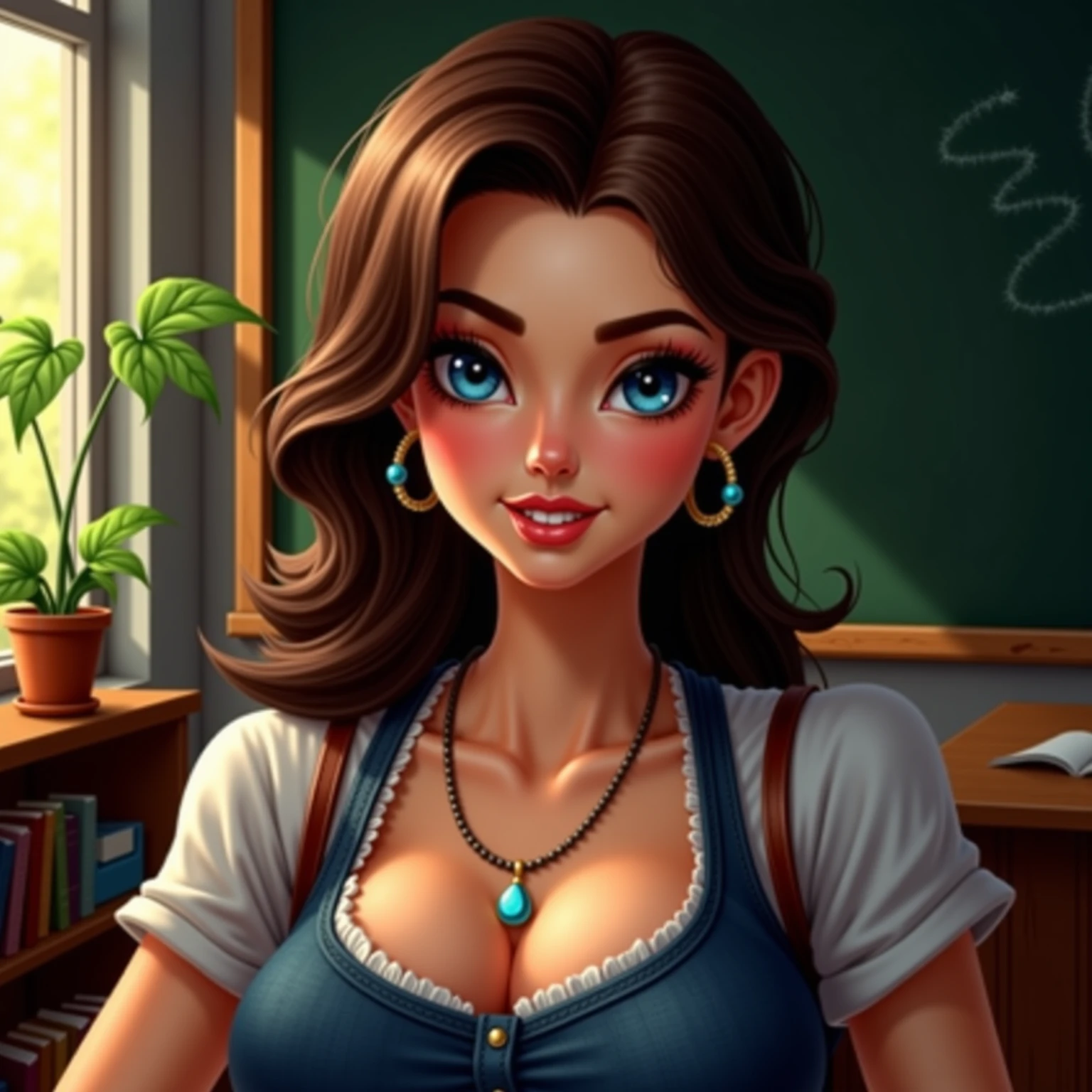 Tetas, cartoon