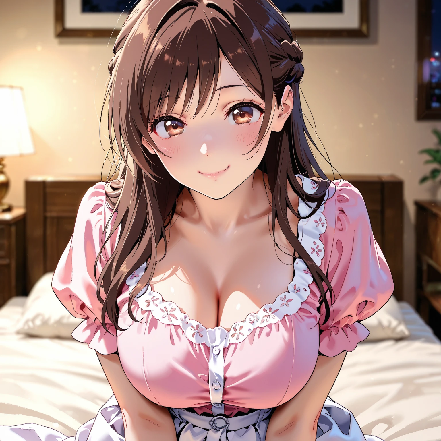 masutepiece,Best Quality,(Absurd realistic structure details),(High resolution complex and detailed text quality),(High-resolution microstructure、High poly 3 boobs boobs boobs boobs boobs boobs D rendering correction),Methods of geometry,Careful explanatory ???????, 

BREAK,



1 beautiful girl, (17 years old girl), Very detailed, colourfull, highest details, BREAK, (Huge breasts: 1. 2,), Clear skin, Beautiful skin, Shy skin, 1 beautiful girl, Brown hair, (Cat ears, Ponytail, medium-Long hair: 1. 2), (Light blue eyes, long eyelashes, Double eyelids: 1. 2),Solo,gleaming skin, Clear skin, Beautiful skin(best quality face),(Top quality glowing eyes),(waking up,sullenness:1.45),  BREAK (Pink Theme:1.4), (Vivid colors:1.3), (s Pajamas,with frills:1.45), hugging a teddy bear, Sparkle effect, random colored petals, Many petals, Fluttering petals, prismatic effects,

BREAK,(morning), inside in room,Gothic bedroom, a canopy bed,huge window,naked girl poster,coke,on  back, tusk, Open mouth, Looking away,depth of fields,

 BREAK,wakame,wakame,wakame,(Cowboy Shot:1.4), 

BREAK,(Blurry background:1.3),(absurderes, hight resolution, Super Detail Art),cel shading,Clear Color, Lonely optical effect, Beautiful pictures, Bright glow, mystic atmosphere,(Close-up of girl:1.1), Mystical light particle effect,manga influence, clean line drawings,