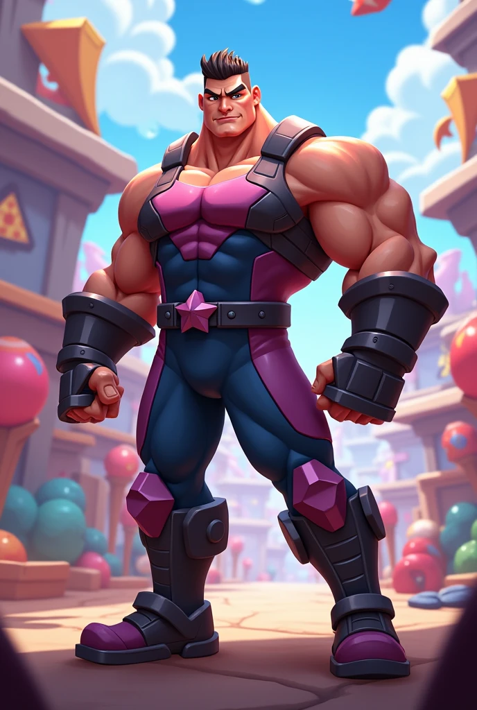 Pink Rick the swole gangbeast character ever