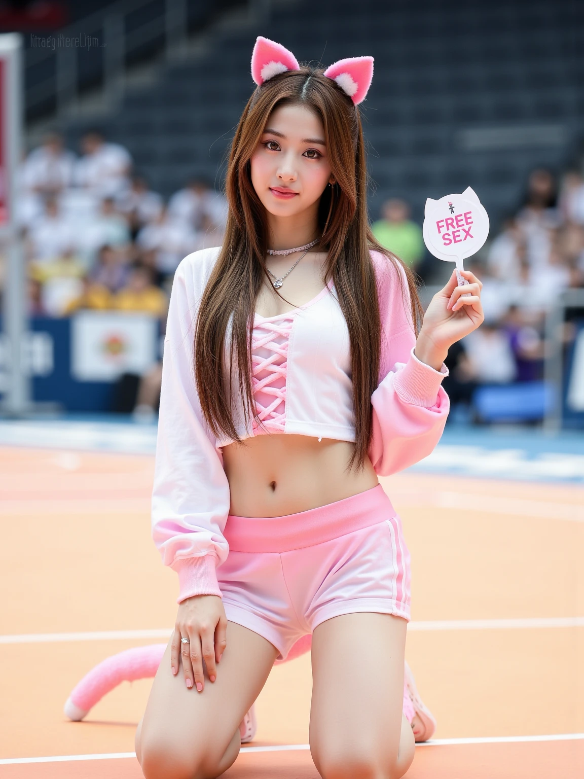 female japanese kpop idol with big almond shaped eyes, best quality,4k,8k,highres,masterpiece:1.2),ultra-detailed,(realistic,photorealistic,photo-realistic:1.37),HDR,UHD,studio lighting,ultra-fine painting,sharp focus,physically-based rendering,extreme detail description,professional,vivid colors,bokeh,portraits, Breasts, long eyelashes, pouting, 
Accurate, skinny Curvy body