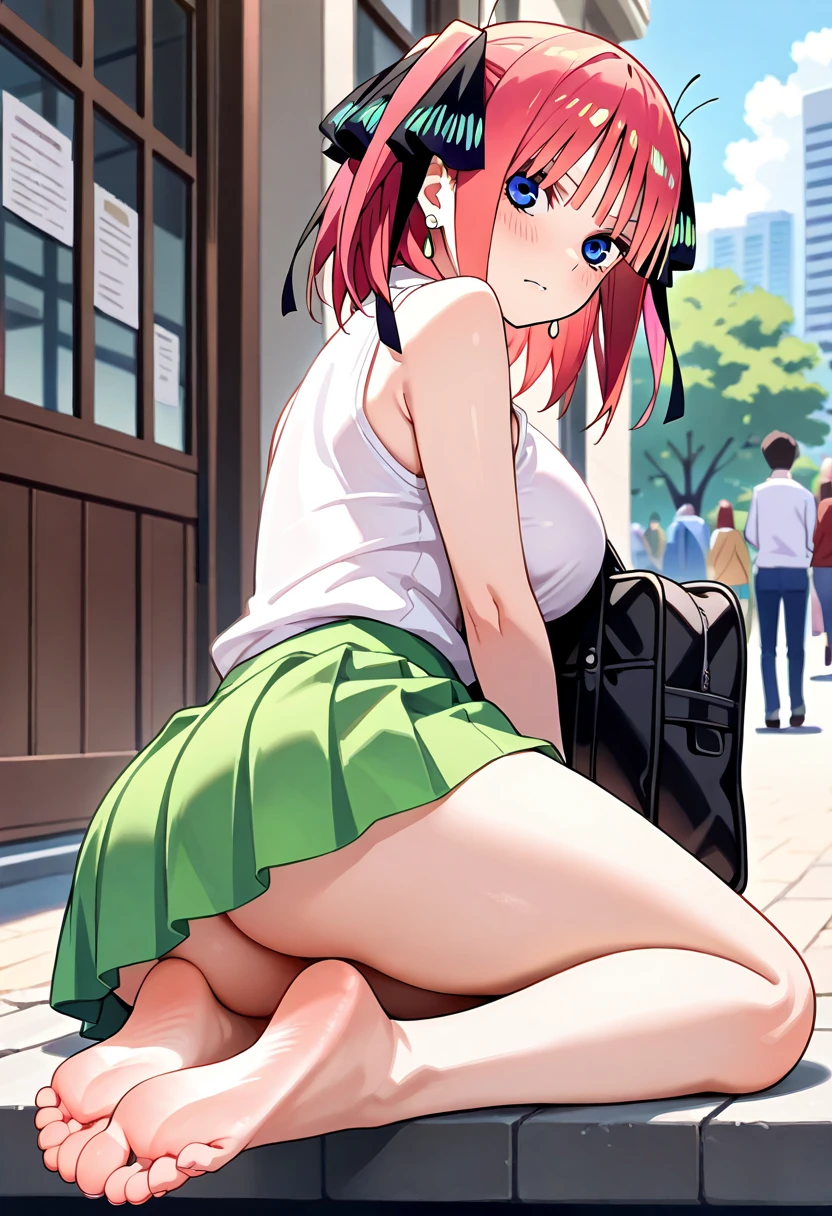 pieces fly、masterpiece、highest quality、Super detailed、High resolution、High resolution、8K portrait、Unity 8k壁紙のHigh resolutionCG、unity 8k wallpaper、cute:1.5、:1.5、Highly detailed CG unity 8k wallpaper、realistic、real person、cute、 portrait photography、shiny skin、High resolution、(pink hair bob hair:1.5)、(:1.2)、(1 girl)、(Alley:1.6)、(school uniform:1.5),perfect face, seriously, (blush:1.5),(((clothing lift:1.5))), (midium breasts:0.8),(I have nipples:1.5)),((Orgasm in the vagina:1.5)),(M-shaped spread legs:1.3),((knees up:1.5))