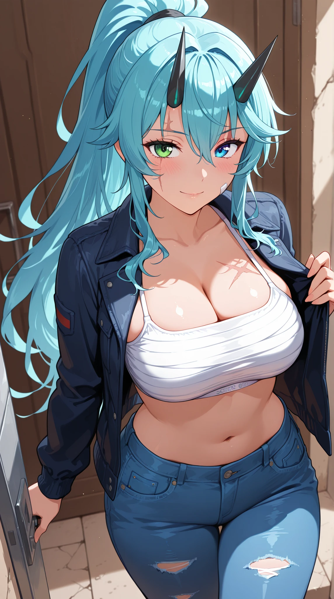 Blue hair, Rimuru Tempest