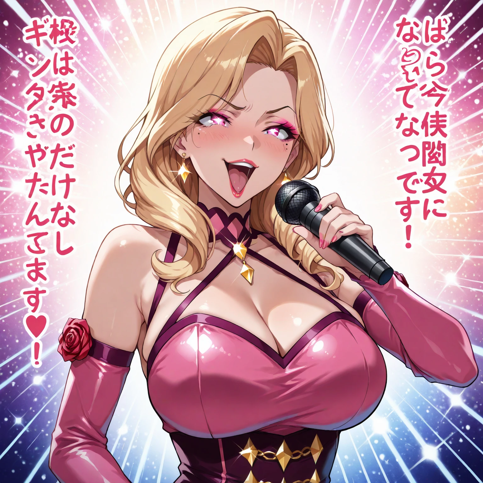 Being fondled by a group of black people,Show forehead,Glasses,1 girl,Super delicate skin,Radiant Skin,Moist oily skin, devil smile,Huge Chest,Chest,,Show your thighs,Vibrant colors,masterpiece,best quality,Extremely detailed,high resolution,concentrated,Nightclub,Look at the audience,12 years old,Change,((masterpiece、best quality、Very detailed)、((A girl))、blond,Dark skinned hottie,Tattoo,Pink Leopard Print Wedding Dress,Reverse Bunny Girl、Pink Eyes、((There are many piercings))、((Big Chest))、Cowboy shooting、Shooting from above、Purple light strip,((best quality)), ((masterpiece)), (detailed), (character focus、Chest Focus,whole body), Thick Legs,Side Ponytail,Long hair,curls,Thick thighs,Huge breasts,Half Chest Exposed,Fascinating three-dimensional,Fascinating three-dimensional,Fascinating three-dimensional,Whole body soaked,Shortness of breath,Bright Black