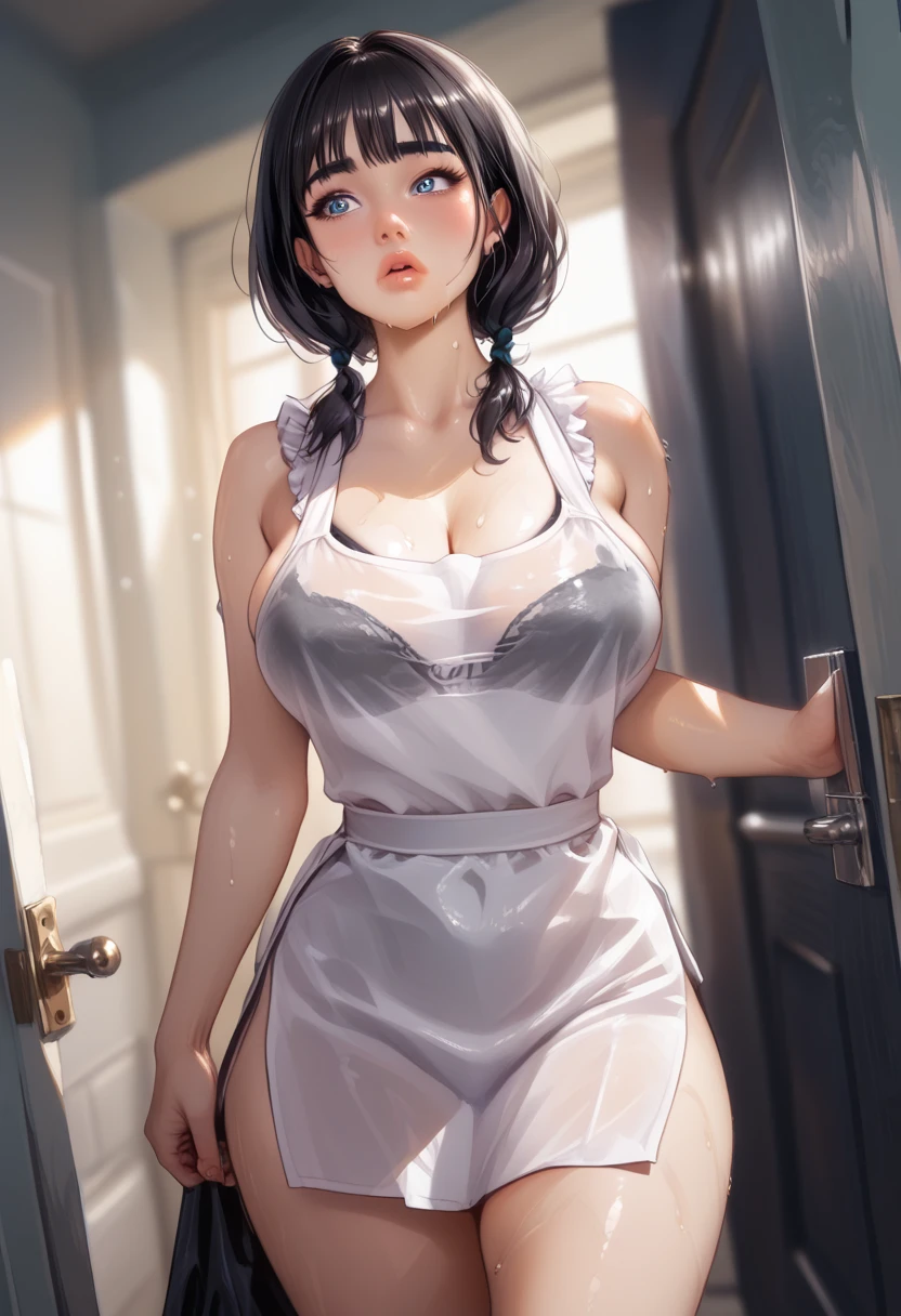 Araf woman in white dress posing for photo, Stylish white skinny suit, tightsuit, Fair, The skin is smooth and translucent, sexy dress, wearing tight simple clothes, wearing white straitjacket, tightsuit, tightsuit, pale milky white porcelain skin, cute elegant pose, Dressed in white, Tracer in tight dress, Open your clothes