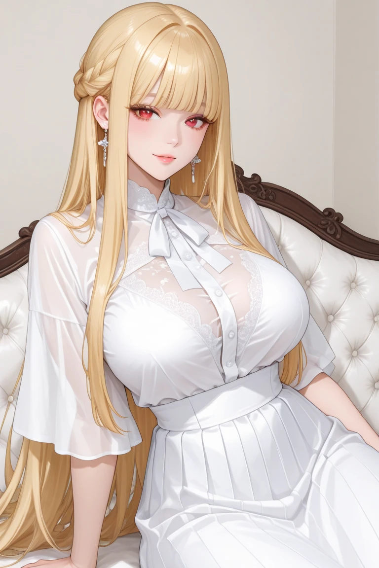 25-year-old female,Height 1.75 meters,Aheiyan,Roll your eyes,Stick out your tongue,Breast Z cup,Wearing a miniskirt and a loose white shirt,Miniskirt can only cover the upper part of the buttocks,Breasts pressed tightly against the glass,Tiptoe,Grab the horizontal bar above your head with one hand,The short sleeves reveal the lace bra underneath