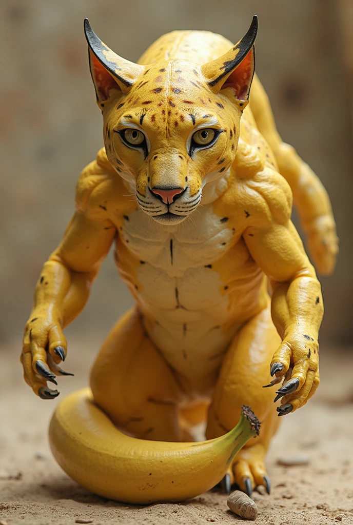 Chimera、Abnormally large male genitalia、Abnormally large penis、Abnormally large testicles、Huge hairy scrotum、A composition showing the whole body in profile、Black Legs、Black hairy legs、Green snake tail、Tiger Arm、Black wolf-like body、the mane of a lion、Black wolf body、Tiger-like pattern、Angry lion face、Tiger arm、Tail scales、Very huge muscles、Very beautiful abs、paw pads on soles of feet、sharp claws on feet、White teeth、Golden Eyes、Forest Background、tropical rain forest、Composition looking up from below、Pose with the crotch wide spread、Snake's Tongue