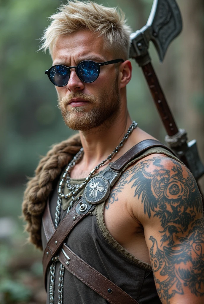 Tatouage viking guerrier