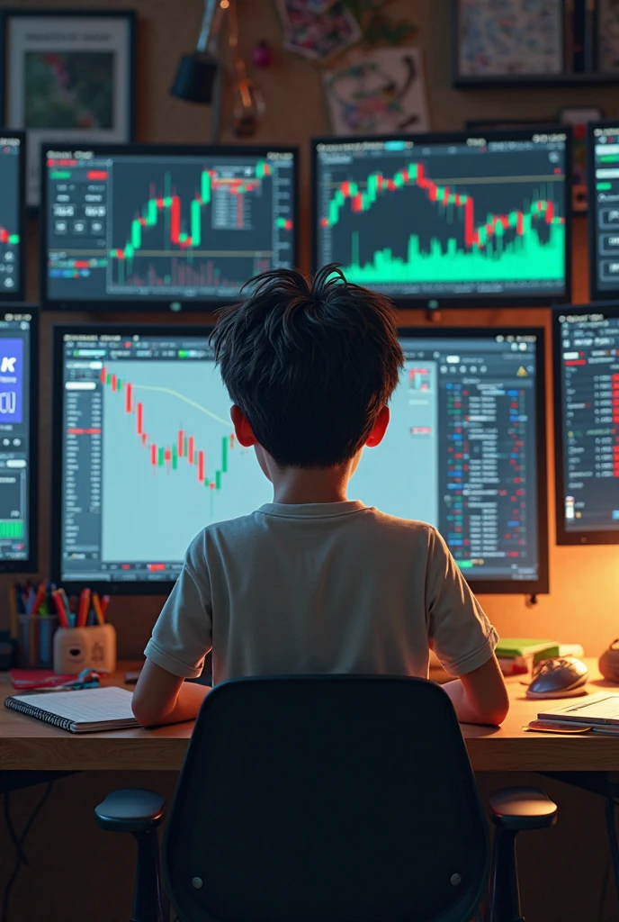 child on forex trading room