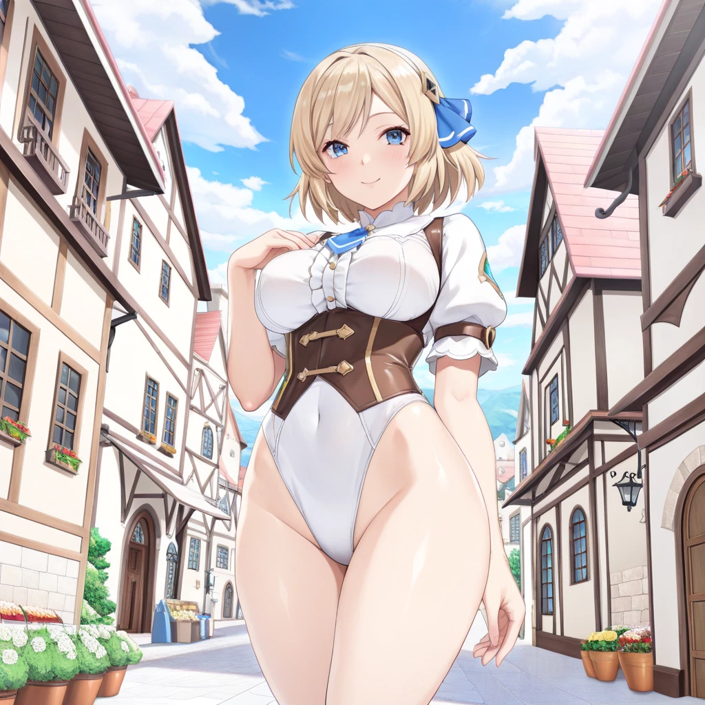 blonde hair, short hair, hairband, Purple eyes,  empty eyes , large breasts, nipple,  Heavy snowfall area,　frozen, wet, crying, inn, steampunk, sea, mountain ,独奏, naked