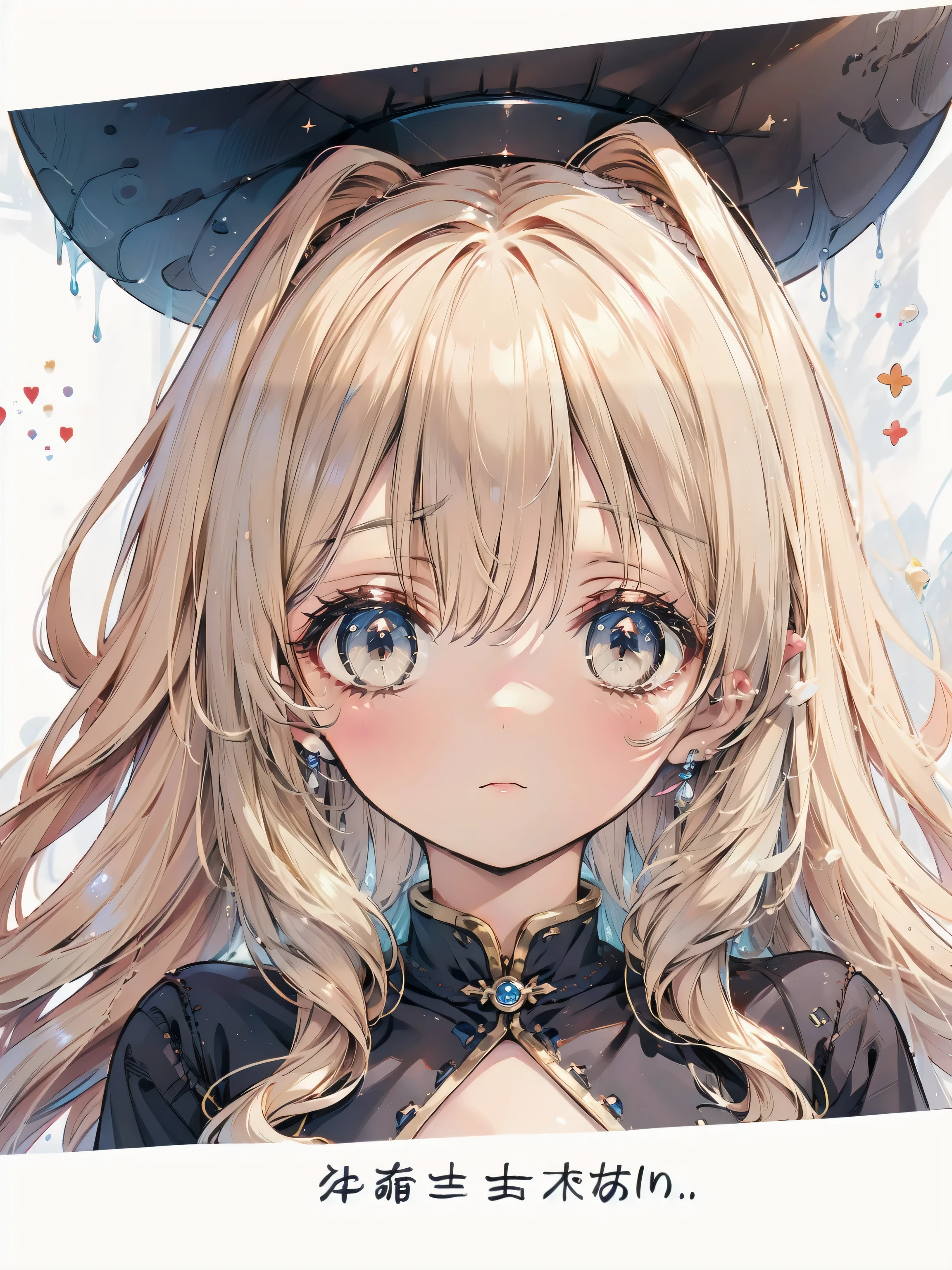 Dots are、明るいピンクの頬、she has chin-length, curly, golden blonde hair with wavy bangs.、she'dark-skinned girl, she is wearing a bright red headband with a ribbon on the right side of her head.. Dots are、she wears a shiny pastel blue and scarlet red dress with a small ribbon belt around her waist。, white collar, 4 crimson buttons, Bright red lining. sheのドレスの下には赤と淡いブルーのチュールスカートがある.. she also、Red top with white socks、she is wearing carnation pink high-top sneakers with bright red shoelaces, Shine; glitter, NSFW, (1girl),
