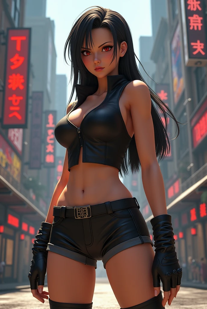 catgirl in latex leggings