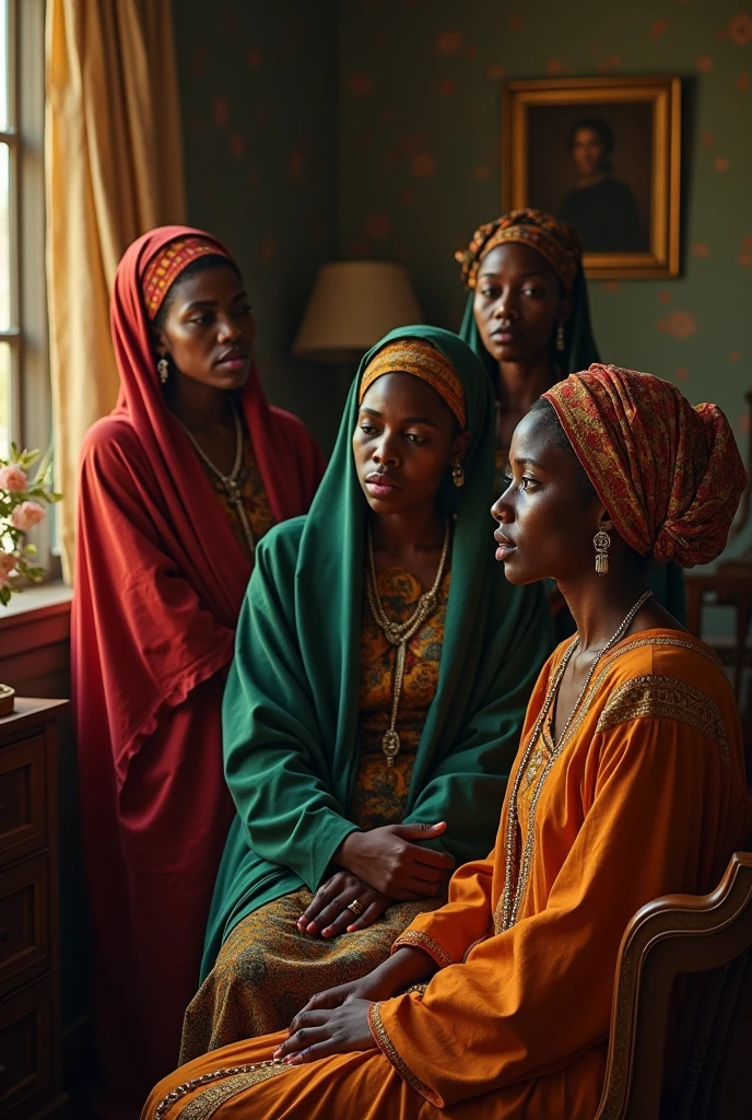 A group of African women in a religious sect with a UFO