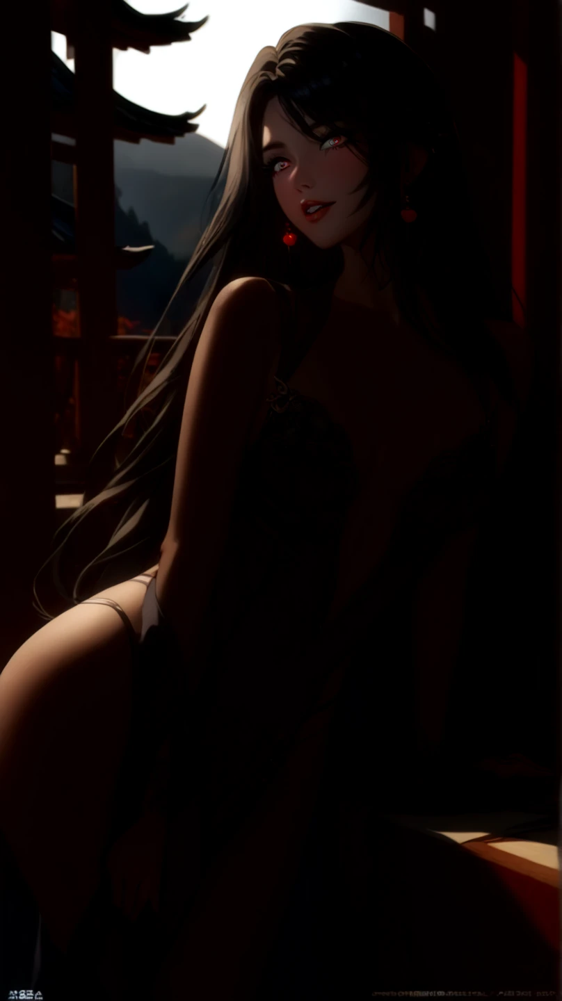 Underwear、White lace lingerie、from the rear、I want you to put it in、spanking、Butt slap、Bruises on the buttocks、Ecstatic look、Pleasure、Sex slaves、A dark-haired、Slap on the buttocks of a long-haired woman、photographer、Photo session、subject、Filming Locations、studio、illuminating、SLR、Bearded photographer