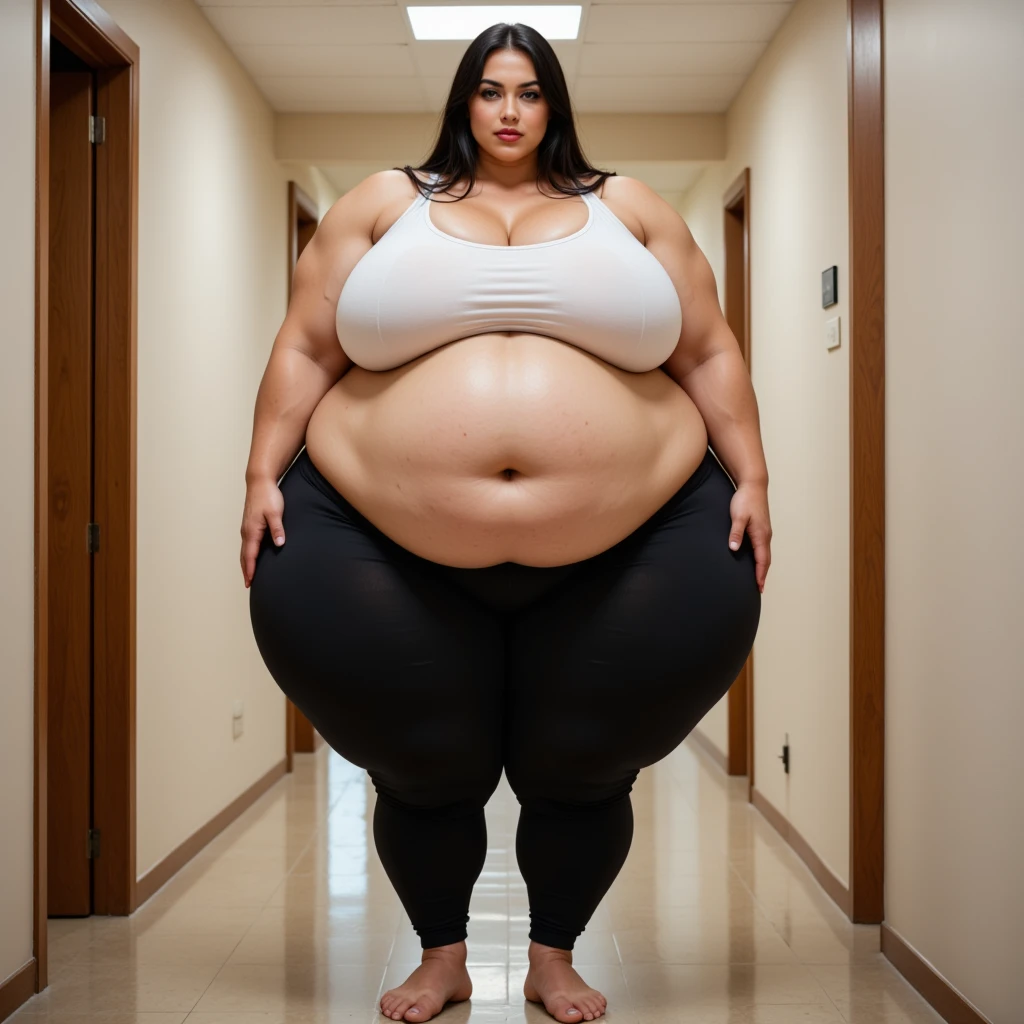 Extremely Morbidly Obese Colombian girl