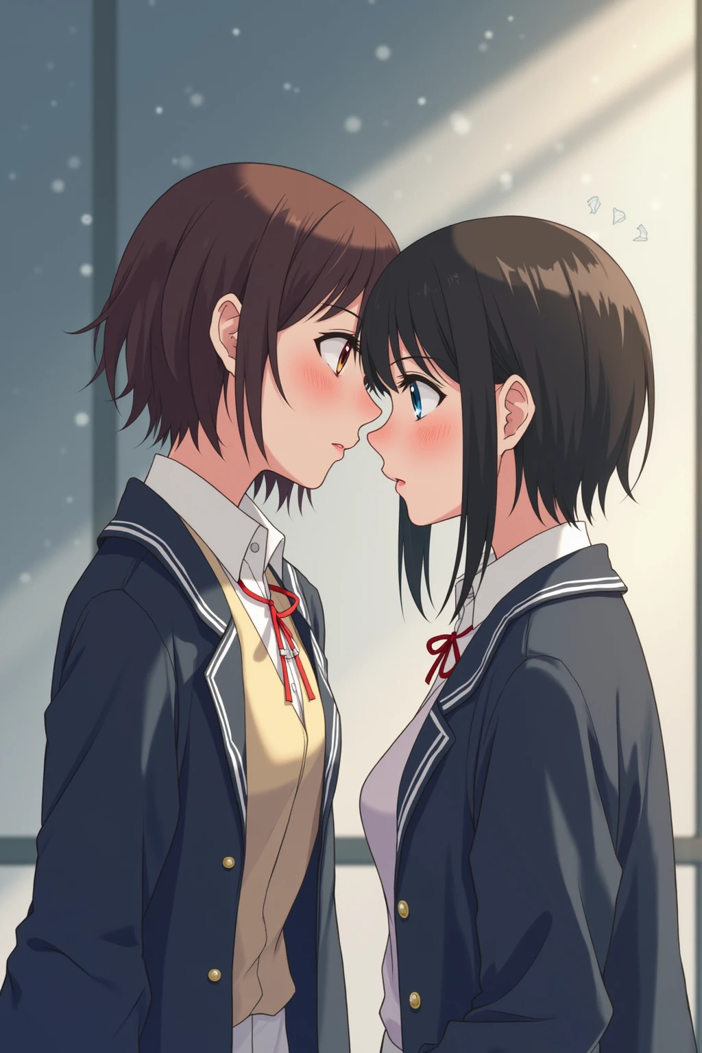 Shota kissing