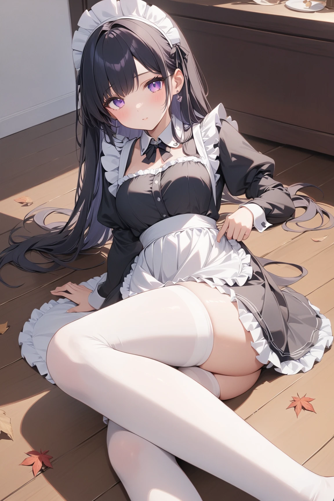 ultra - detailed, A high resolution, (actual, realistically 1.4),best quality,8K,フォトリアリスティック,cute big breasts,black hair color hair,pretty eyes,(White low waist underwear),look at a camera,Smooth skin,Perineal fluoroscopy,Lift up the perineum,(spread their legs),(Perfectly detailed hands),Wet with