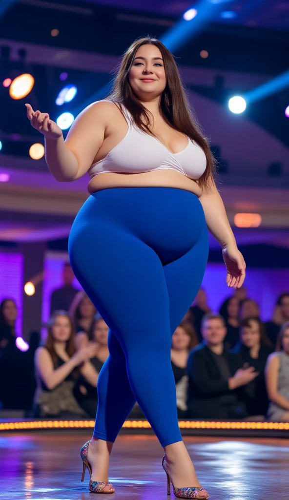 Extremely obese female classic dancer
