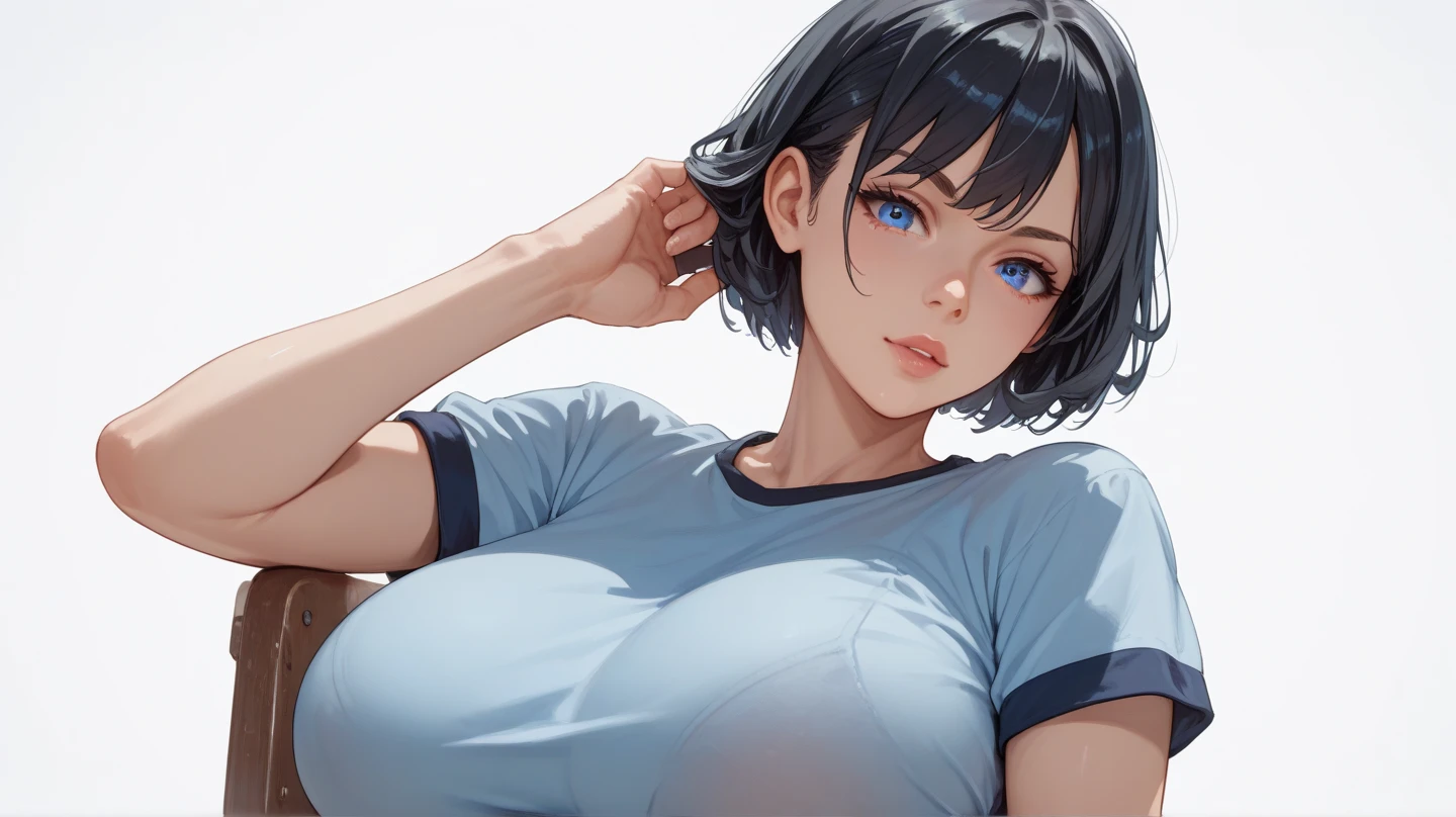 ((((highest quality)))), (((Ultra-precision CG 16K))), (((masterpiece))), (((Very detailed))), (((Extremely detailed))), (((Black outline:1.3, Written boundary depth:1.3 , Written soft outline, sharpness))), Maximum clarity and sharpness, Multilayer Texture, Surface Shading, Cinematic lighting, Beautiful details sparkle ,Perfect Proportions, Limited to one woman, BREAK accurate, Anatomically correct, Highly detailed face and skin texture, drawn in detail, Highly detailed facial and skin texture, Detailed eyes, beautiful hair, Beautiful Japanese Idol face, Beautiful and beautiful eyes, Beautiful body, Beautiful breasts, Beautiful thighs, Beautiful legs, Beautiful fingers, (Beautiful views) , skinny body, ((Beautiful Skin)), ((Skin Texture)) BREAK breast enlarged, medium Breasts, rocket breasts, (((perky breasts))), (covered nipples), slender waist, ( narrow eyes, blush, determined expression, hot, sweaty , Heavy breathing,) , (streaked hair, hair intakes, colored inner hair, ) BREAK (((wearing printed sexy professional clothing , wearing wide-leg-pants, breasts is covered by outfit))) , wearing earrings, BREAK ( stick breast out),(((looking at viewer, super detailed background , ))), BREAK (((portrait , close-up of face, bust-up shot, looking at viewer, bending over )), (natural make), random angle, random situation , pinup magazine pose