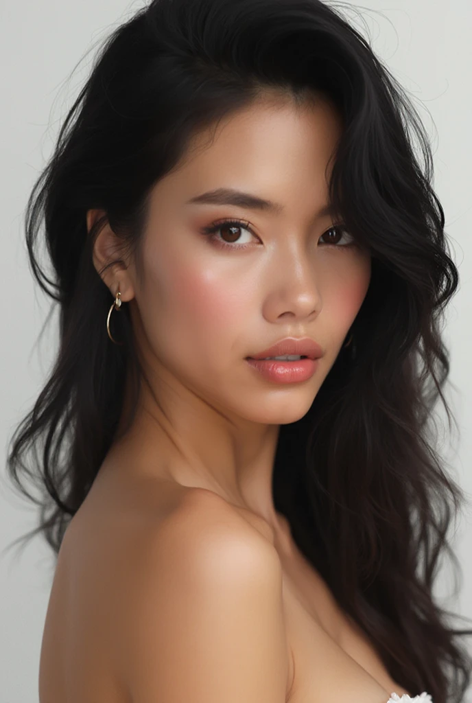 ((best quality)), ((masterpiece)), (detailed), perfect face, (masterpiece), best quality, expressive eyes, perfect face, perfect body, indonesian lady nude