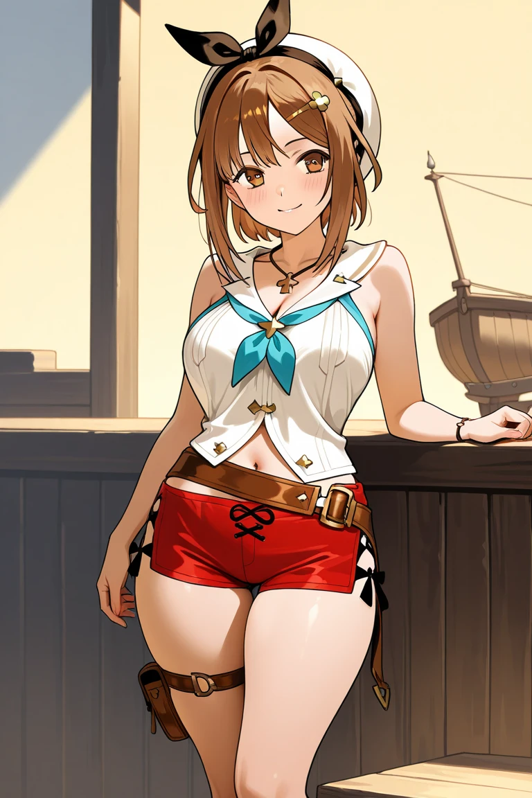 <lora:Melody_Pokemon:0.6> Melody_Pokemon, blue eyes, long hair, brown hair, smile, ocean, cliff, <lora:zs_CoronetArmor:1> p4coronetarmor,, absurdres, ultra detailed, masterpiece, best quality, aesthetic, detailed,