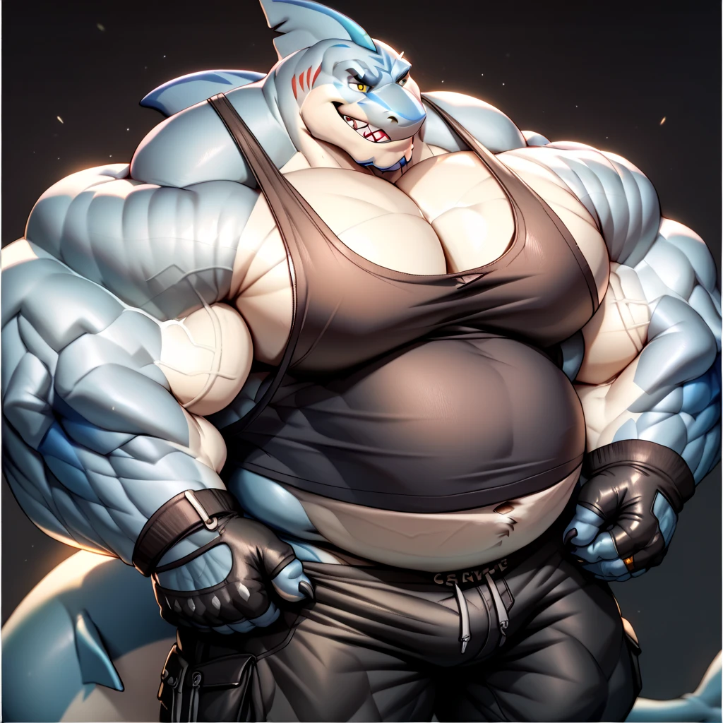 godzilla, female anthro godzilla, GodzillaXP (black body, black skin), paws, huge , big boobs, big , big ,, fat, obese, massive hips, thick thighs huge butt, (((blue strapless bra, blue navy panties)), (((lab, detailed background))), furry, 8k hd, fine details, Wrinkly body, cinematic lighting, detailed background, kenket, breasts, perfect breasts, Perfect, chubby, perfect body, nipple outline, cleavage, voluptuous, full body, big pecs, strong legs, dark toned genitalia, anatomically correct genitalia, nude, pink eyes, glowing eyes, empty eyes, close up view, angry, standing, (((covering self)), sweating, front view, looking at viewer,