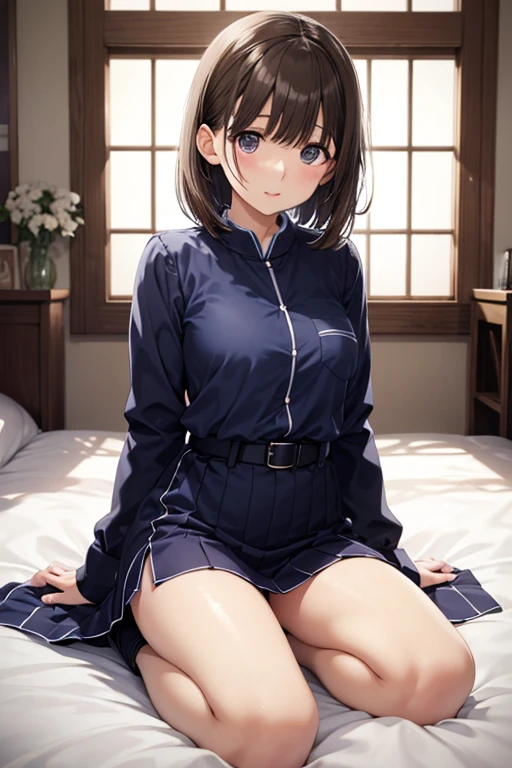 Dressed in a cute uniform