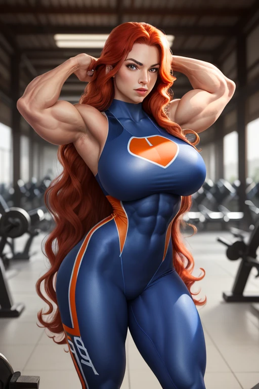 score_9, score_8_up, score_7_up, score_6_up, BREAK Ann possible, wearing bicycle outfit, big breasts, evil smirk,one hand on hip, sweating, in a living room, looking at viewer, cameltoe
