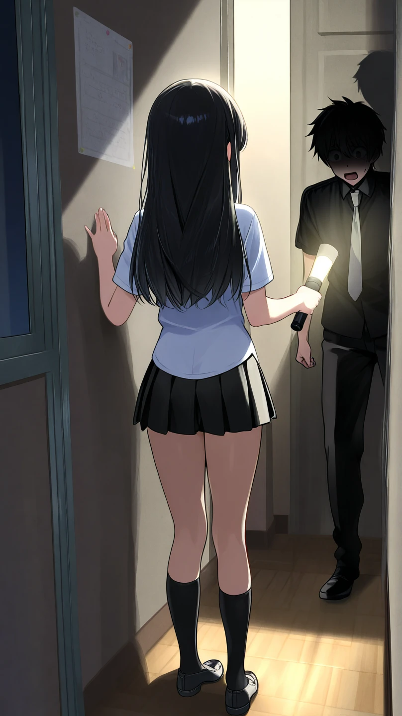 Girls and boys、Boys are attacked by girls&#39; ponytails