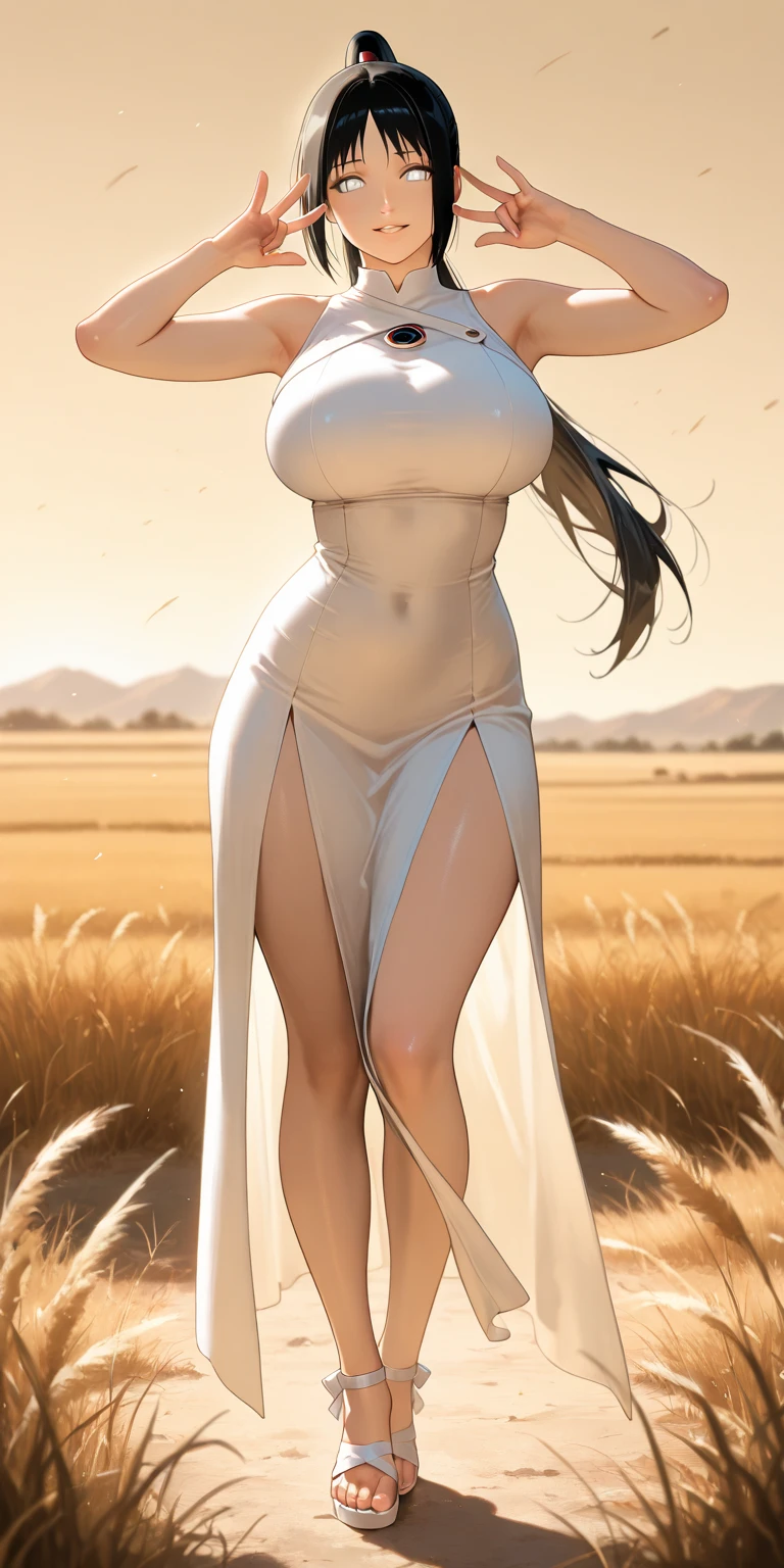 1female,35yo,plumw,extremely large bosom, 独奏,(Background with:Huge ancient temples, droid,aerodrome,sphinx,Huge mechanical armor,), (puffy lips:1.2), ((egyptian empress, mature face)),bobo head,Stand on the plane,seen from the front, hair straight, mostly cloudy sky,(((tmasterpiece),(Very detailed CG unity 8K wallpaper),best qualtiy,cinmatic lighting,detailed back ground,beautiful detailed eye, right pupil, blue eyes,Snow-whiteskin,Redlip(Very fine and beautiful),(Beautiful and detailed eye description),ultra - detailed,tmasterpiece,))facing at camera,A high resolution,ultra - detailed),(gigantic breasts:1.3),legs are open,Raised sexy,Camel toe, lushed complexion,Desire for dissatisfaction,frontage,((Egyptian)),(Wearing:Dark Vulture crown,gold pantyhose,Bare breasts)scifi style