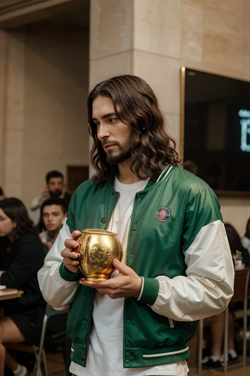 Jesus playing Wheel of Fortune