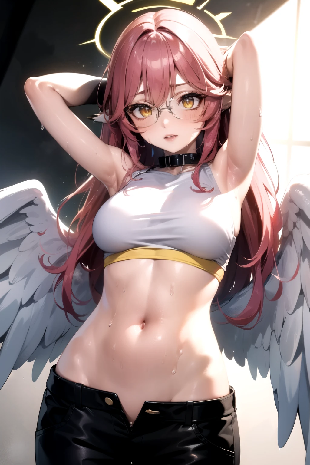 underwear　woman　Angel　Glasses