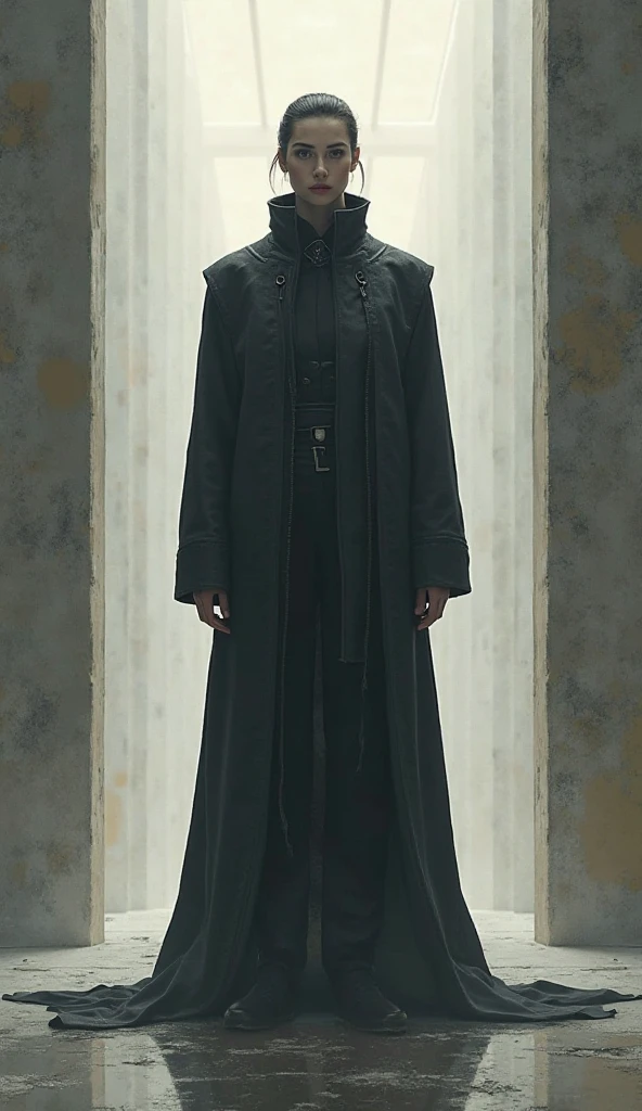 woman, short hair, pale skin, wearing black jedi robes, looking at viewer, serious,
indoors, movie set, studio lighting, hdr, wonderous ambiance, extremely detailed, <lora:jedi:.6>
