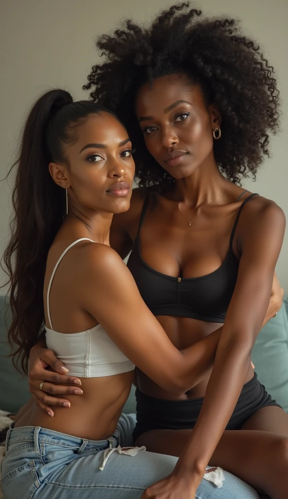black American model girl, white and curly hair, eye lashes, glow lipstick, makeups, tight andshort frock, smiling, looking side, modeling poses