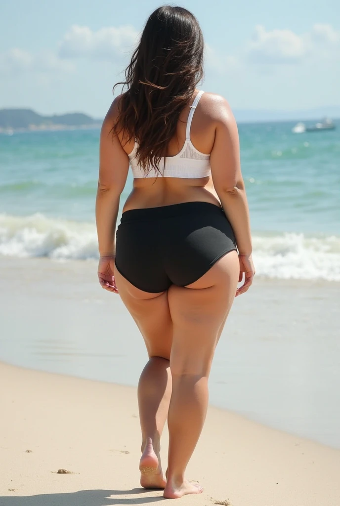 1woman,(masterpiece:1.8),photo-realistic,16k,(beautiful 30s japanese plump lady:1.3),(t-shirt:1.6),(gym shorts:1.3),sneakers,(whimpering:1.7),(panicking:1.7),(crying:1.6),(playground:1.2),crowd,(wetting:1.3),(dripping pee:1.3),long hair,straight hair,black eyes,MILF,curvy,(huge breasts:1.2), makeup,lipstick,eyeliner,mascara,eyeshadow