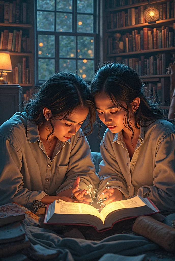 Beautiful woman sleeping wearing nightwear, pajamas realistic masterpiece