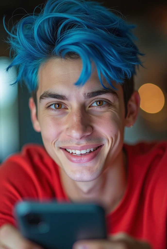 Wanderer smiling softly, hungry eyes, bedroom eyes, body shot, bedroom, indigo hair, glowing eyes, bottomless, cuntboy, boy with pussy, wet pussy, laying in bed
