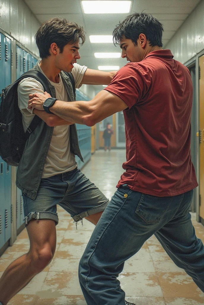 Make two students fight