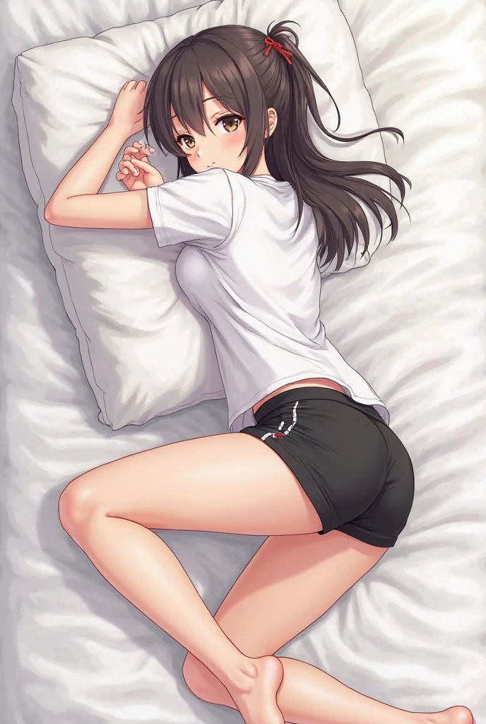 ベッドに座るAnime Girls, Cute girl anime visuals, Smooth anime CG art,かわいいAnime Girls, Anime Moe Art Style, Naughty, Anime Best Girl, Anime Girls, 魅力的なAnime Girls,underwear,pants,