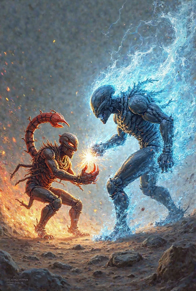 Final Battle with the Alien Leader*: A fierce battle ensues between Alien X and the alien leader, with energy blasts, force fields, and powerful strikes clashing in the spaceship’s control room.