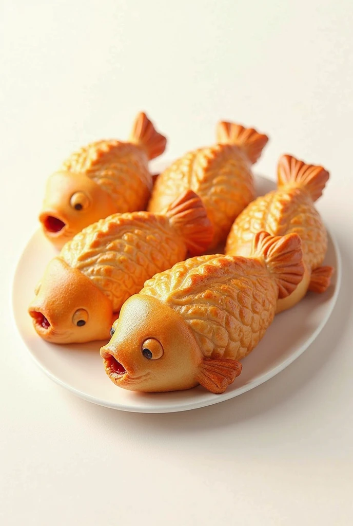 Taiyaki plaing Overhead shot