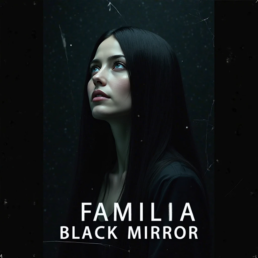 The cover features a dark and evocative design, that immediately captures the viewer's attention. In the middle, There is a large cracked mirror reflecting a distorted image of a woman with a distressed expression.. His face is a collage of emotions: a mixture of fear, sadness and longing. The mirror fragments create a feeling of confusion, symbolizing the multiple identities and deceptions that surround the plot.
The background of the cover is a mix of dark tones, like deep blue and black, with flashes of red representing passion and danger. Around the mirror, You can see blurred silhouettes of figures that seem to watch from the shadows., hinting at the presence of other characters involved in the kidnapping and the lies.
Title "Broken mirrors" appears at the top in elegant but worn letters, as if they were fractured, using a silver color that shines subtly, which suggests both hope and despair. under the title, a short sentence: "The darkest truths hide behind appearances", which invites the reader to delve into the emotional complexity of the story.