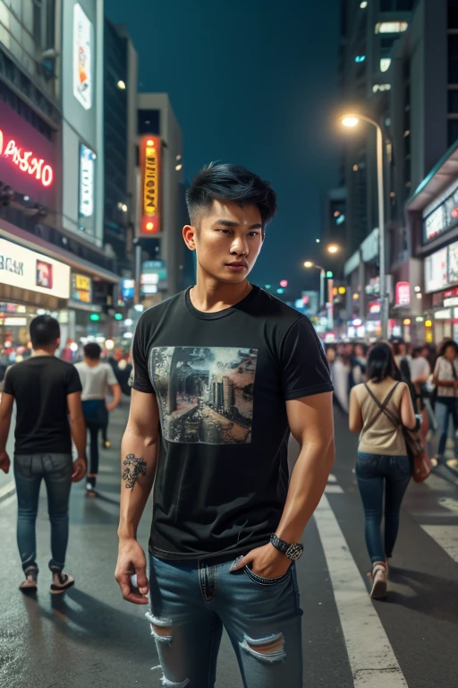 best quality,4k,8k,highres,masterpiece:1.2,ultra-detailed,realistic,nighttime city scene,attractive,fit,relaxed,naked Asian man,diverse LGBTQ men,enjoying,ambient lighting,urban environment,peaceful atmosphere,quiet streets,neon lights,gentle rain,reflection on wet pavement,sexy,confident poses,positive energy,vibrant colors,expressive eyes,smooth skin,sculpted abs,warm color tones,modern architecture,stunning skyline,multicultural community,lively nightlife,acceptance,celebration of diversity,positive LGBTQ representation,unity,queer pride, penis