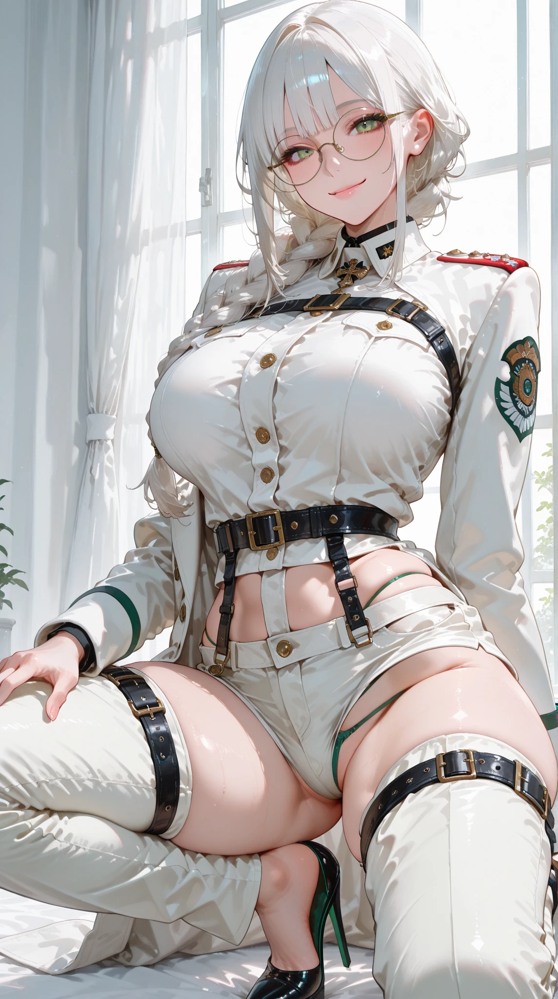 (((NSFW))), (((at battlefield wilderness))):1.5, (((photo from low position low angle))):1.5, (((photo from below))):1.5, (((dog's eye view photo))):1,5, (((focus vagina))):1.5, (((you look down at viewer))), slim face little ukrainian girl, Full body composition of young girl with silky messy bright blond hair, (((blue big eye make up))), , (((beautiful cute little baby))), (((smooth ribs:1.5))), (((flat chest))):1.5, (((no tit))):1.5, (((flat chest))):1.5, (((no tit))):1.5, (((flat chest))):1.5, (((no tit))):1.5, (((flat chest))):1.5, (((no tit))):1.5, (((beautiful cute little baby))), (((flat chest))):1.5, (((no tit))):1.5, (((flat chest))):1.5, (((no tit))):1.5, (((flat chest))):1.5, (((no tit))):1.5, (((flat chest))):1.5, (((no tit))):1.5, (((golden thick piercing))):1.5, (((golden thick nipple piercing))):1.5, (((golden thick piercing))):1.5, (((golden thick nipple piercing))):1.5, (((thick piercing))):1.5, (((thick nipple piercing))):1.5, soft lighting, alone, Nipples visible through old torn dirty shabby futuristic military uniform, badge, Pause, stain color, octane rendering, surreal intricate details, cinematic, 8K resolution, 70mm, accent lighting, global illumination, full body portrait, clean small surfaces, intricate garments, cute face, flat chest, slim waist, slim legs, small hips, (((Torned dark green Special Forces Long Coat))), (((dark green beret))), combat boots, relax, touch your crotch with your right hand, please open your legorpheus, get pleasure, orgasm, BREAK, (((silver extra thick metal collar))):1.5, (PussyBigDildoQuiron style):1.5, (((over size thick vaginal object insertion))), pussy, (((extra thick over size many erect veiny dildo))):1.5, (((thick sex toy))), vaginal, anus, clitoris, large insertion, (((over size thick object deeply insertion))):1.5, (((spread legs apart))):1.5, (((deeply kneeling))):1.5,