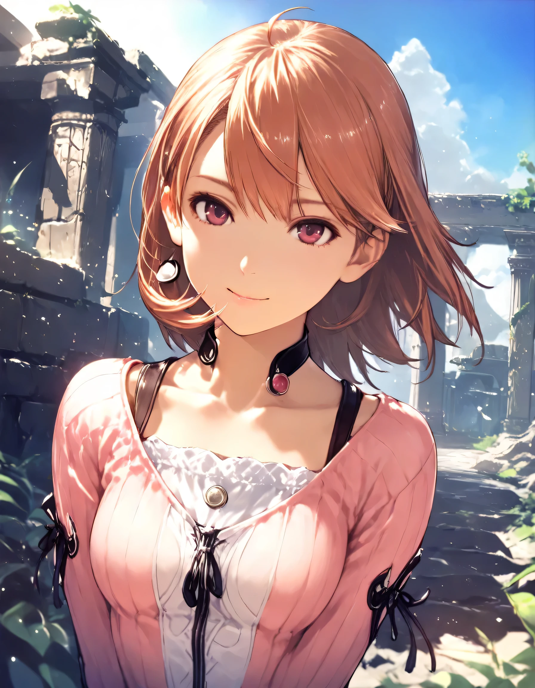 ((((ultra illustrated style:1.0)))),best quality,best animated,masterpiece,ray tracing, global illumination,fellatio gesture,1girl, solo,looking at viewer,outdoors, portrait,saliva,oral invitation