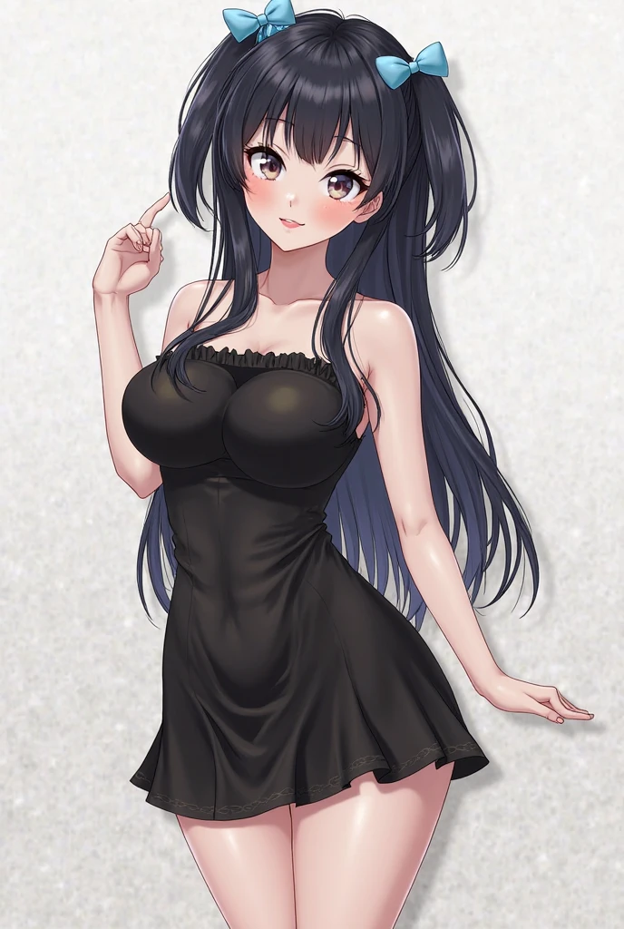{{masterpiece}},high quality, 4K, 2D, 1 girl,{simple gray background},{{attractive mature lady}},milf,standing,sagging breasts,{{gigantic breasts}},maid,front face,{{tareme}},attractive mature lady,black hair, {from right in front of face and body},View viewers from front,{front facing shot},Wear glasses,(serious:0.1)