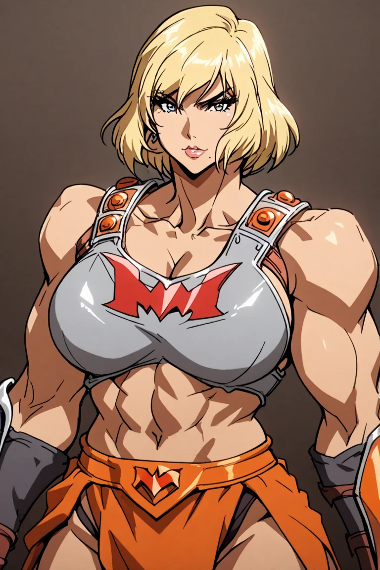 castlevania  woman muscle big pecs