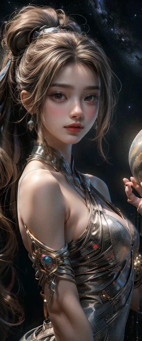 (Expression of ecstasy:1.2), From Side, Photorealistic, Official art, Unity 8k wallpapr, 8K Portrait, Best Quality, Very high resolution, (Incredibly beautiful nature background:1.6), One girl, One beautiful teenage italian girl, sixteen years old, Obscene, (Sexy and glamorous:1.1), (A coquettish expression:1.6), (small breasts with raised pink areolas,,:1.6), Vulgarity, (seductively smiling:1.2), (full body1.0), (erotic posing:1.5), (Magic Attack Pose:1.6),(magical effects like sparkles or energy:1.5), (Electric shock from hands:1.1), (Detailed blue bodysuit with beautiful fractal or marble design:1.5), (Beautiful and d delicate ruby, topaz, emerald and sapphire jewelry:1.45), Beautiful seductive face, Portrait, (Thick eyebrows:1.2), (Big purple eyes:1.2), Beautiful eyes with fine symmetry, (Ultra detailed eyes:1.4), (High resolution eyes:1.1), Intimate face, (ultra detailed skin texture:1.4), White skin, pale skin, Perfect Anatomy, Thin, (Beautiful toned body:1.1), Hair Bow, (Moist skin:1.1), full of sweat, No makeup, dark circles, Good anatomy, Focus Face, Good looking ing, (Emilia Clark:0.6) (Emma watson:0.3),(Jennifer Connelly:0.4), (sensual face:1.5), Elegant face, Nice, Dolce, Cyberpunk Sci-Fi, (Gauntlets with intricate and beautiful designs:1.2), Blurred background, Blurred foreground, depth of fields, (Motion Blur:1.1), Complex and colorful biomechanical bodysuit, Zentangle, mandalas, Entangled, (Small breasts:1.2), Sheer breast, (Beautiful:1.2), (NSFW:1.2), large hips, drivel, Juice stain, grabbing on breasts,