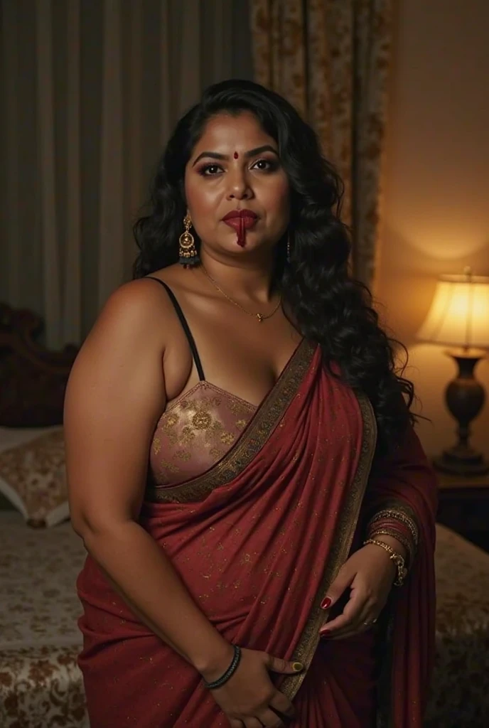35- 45 age sexy big ass plus size Bangladeshi aunty sleeveless blouse