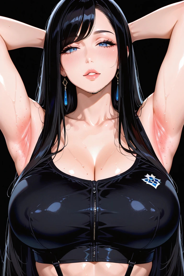 (hinata hyuga:1.2), big breasts, long black hair, white eyes, purple bikini, graffiti, black background, abstract, thin, sexy, submissive, spray paint, blotches, dynamic, (best quality,4k,8k,highres,masterpiece:1.2),ultra-detailed,(realistic,photorealistic,photo-realistic:1.37),HDR,UHD,studio lighting,ultra-fine painting,sharp focus,physically-based rendering,extreme detail description,professional,vivid colors,bokeh,portraits